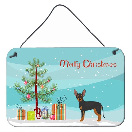 Carolines Treasures Prague Ratter Christmas Tree Wall or Door Hanging Prints CK3480DS812